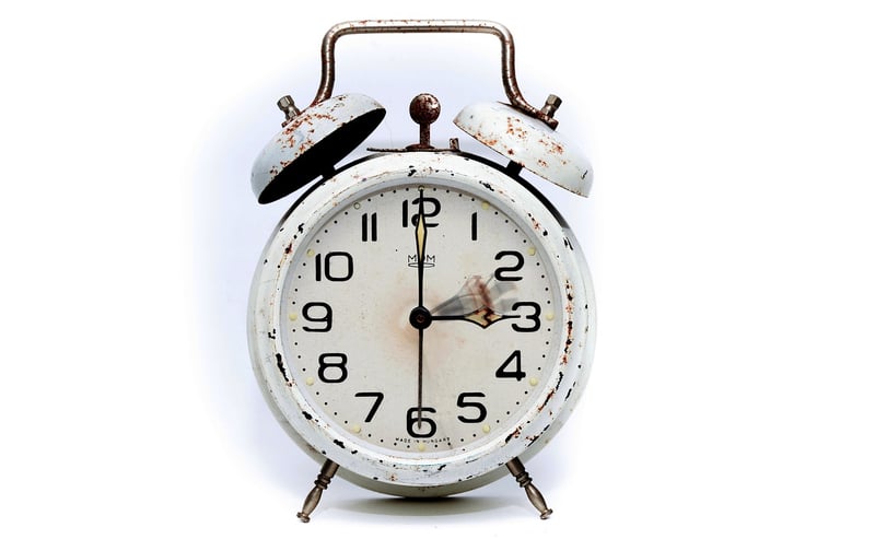 Clock Time Hourglass
